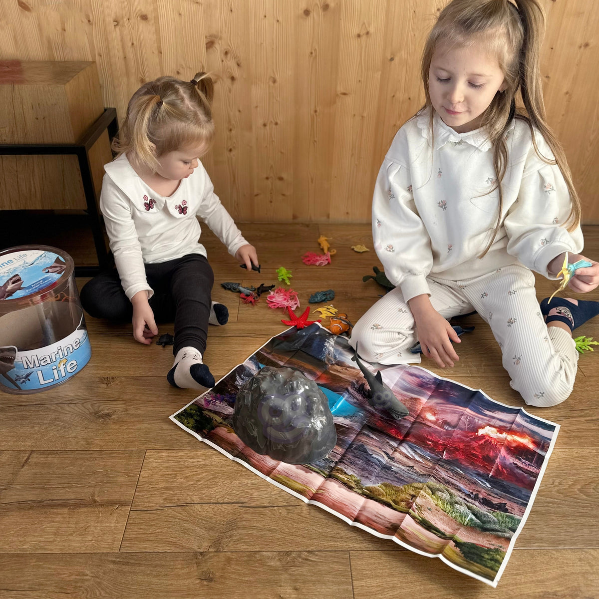 Woopie Set Med Havsdjur Figurer 33 St.