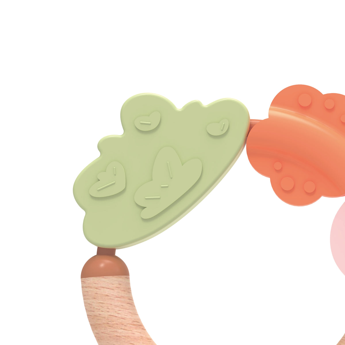 Classic World Wooden Sensor Teether Eco Babáknak 0m+