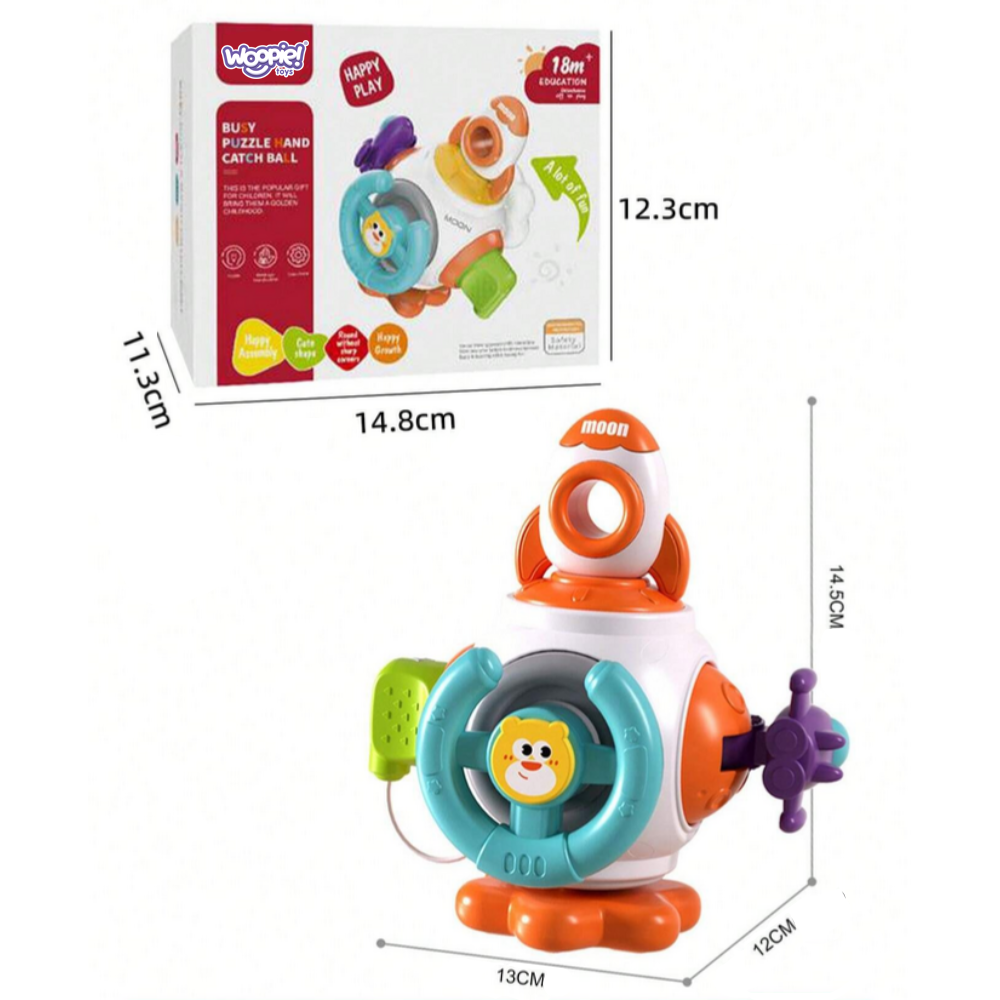 Woopie Baby Space Ball Rocket 6 az 1-ben Montessori 18m+