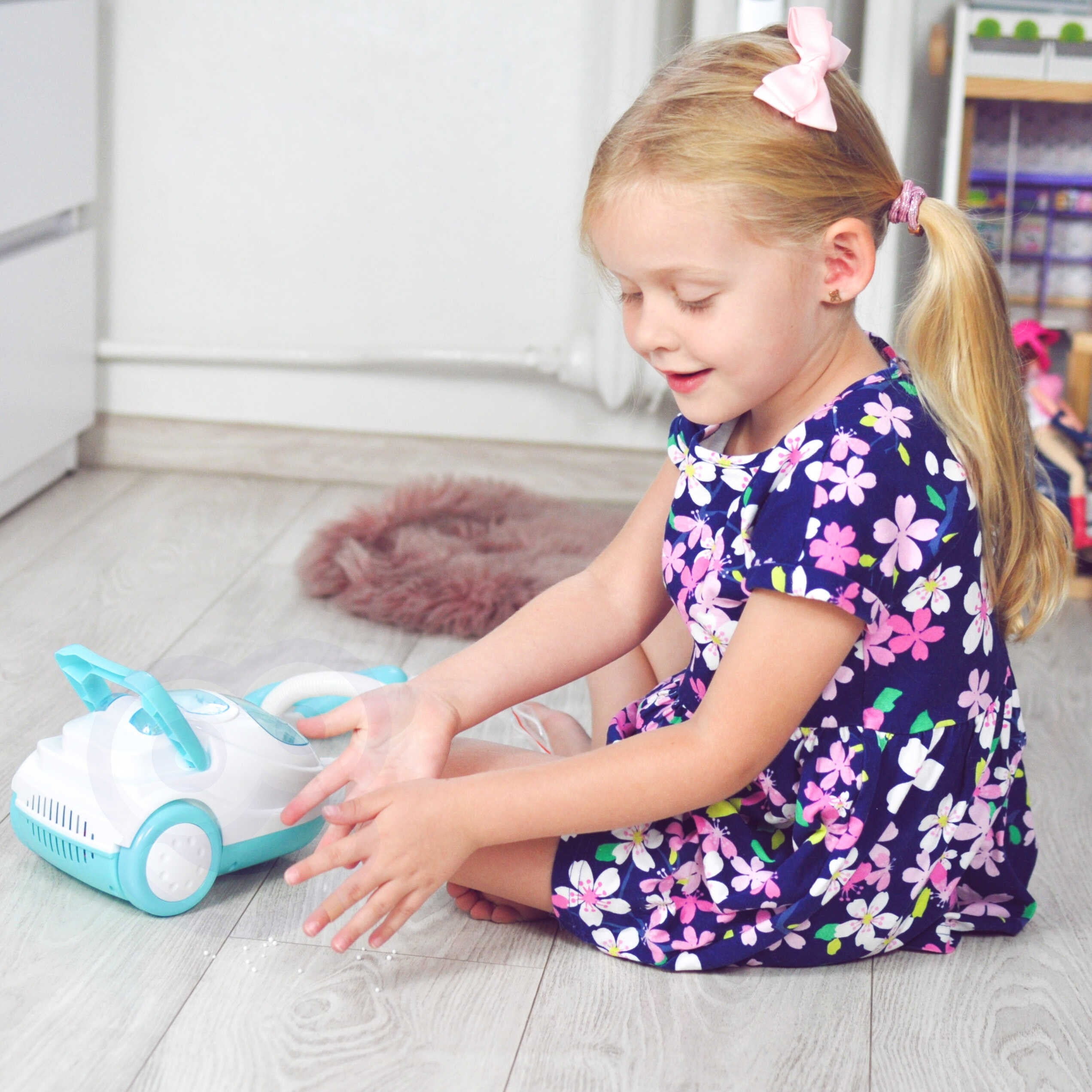 Woopie Interactive Vacuum Cleaner For Kids With Suction Function