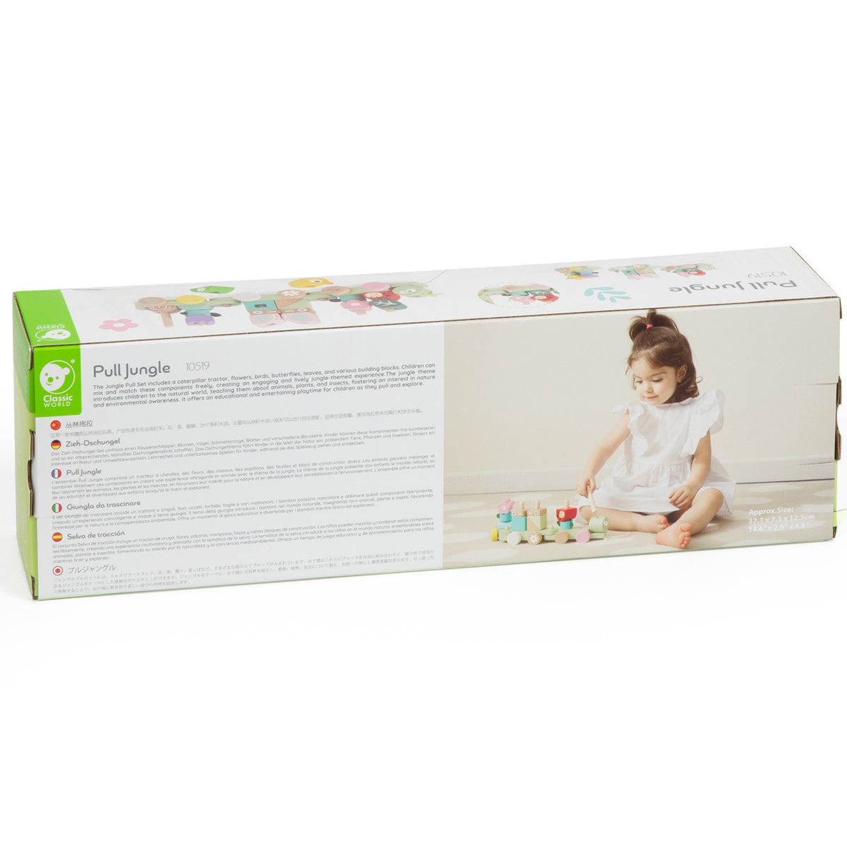 Classic World Montessori Raupenzug-Puzzle aus Holz