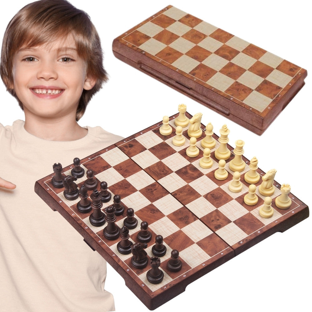 Woopie Chess Dames Magnétiques 2 En 1