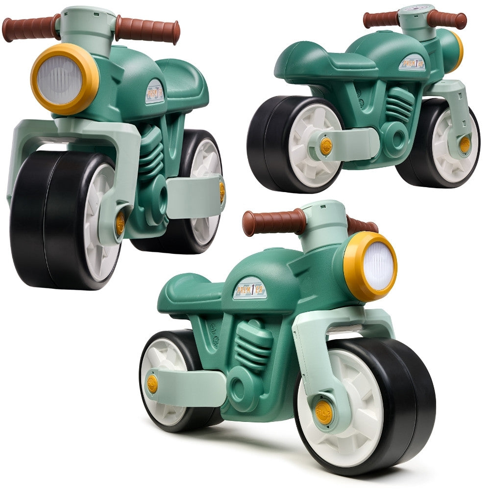 Falk Ride-on Motorcycle Vintage Green 1-3 Years