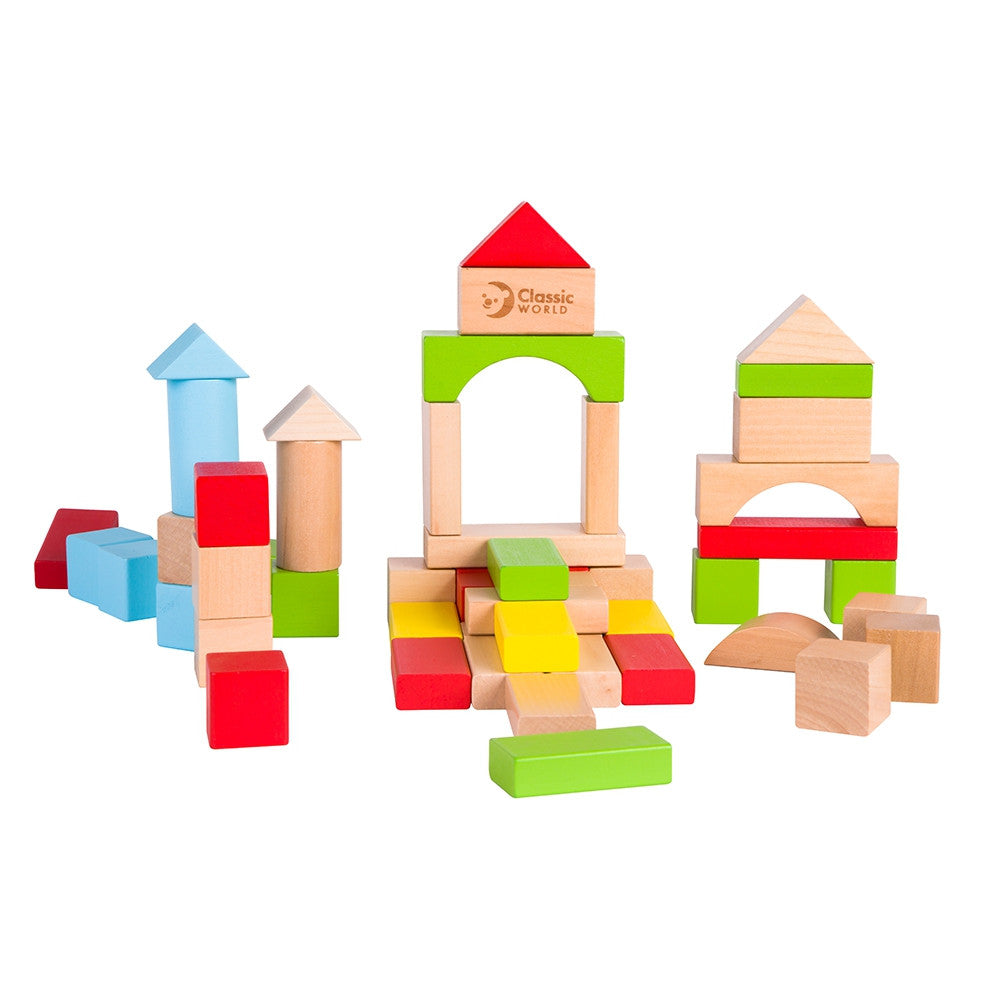 Classic World Holzklötze für Kinder 50 Stk.