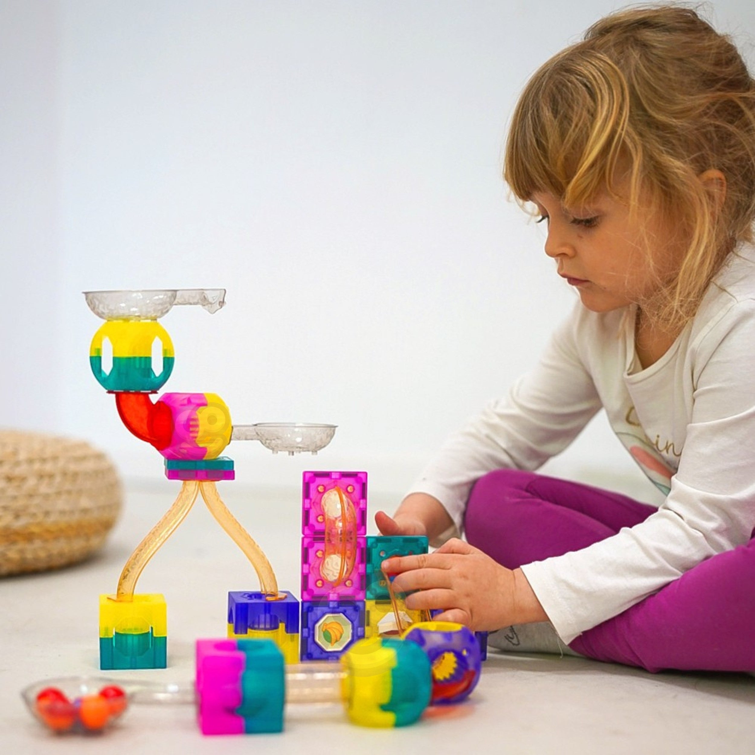 Woopie Magnetic Blocks Ball Track 89 бр.