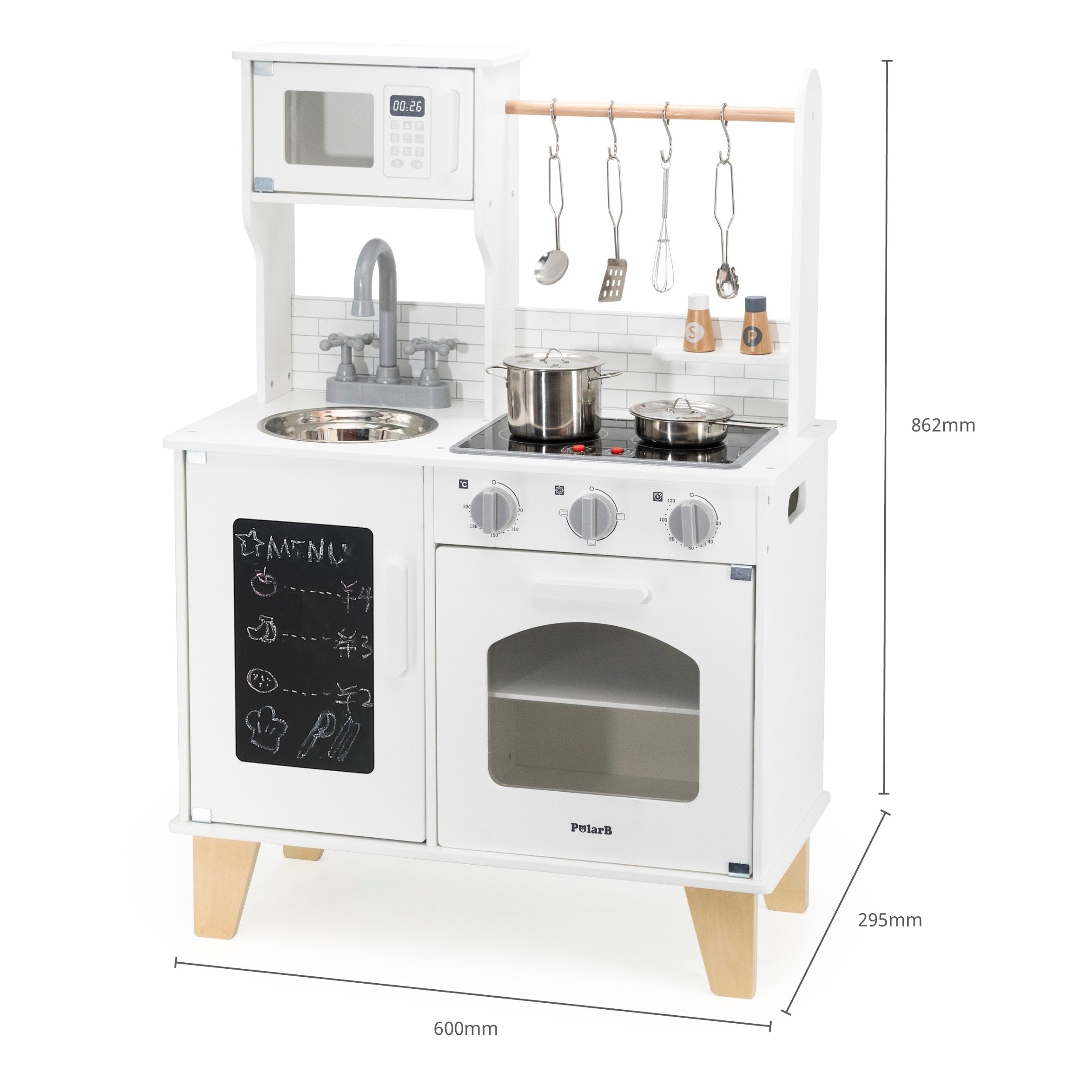 Viga Polarb Wooden Kitchen Light Sound + Accessories