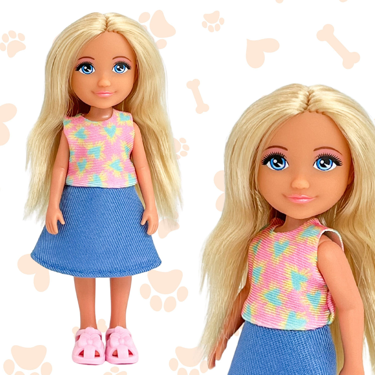 Woopie Royal Doll Set med bedårande valpar och tillbehör
