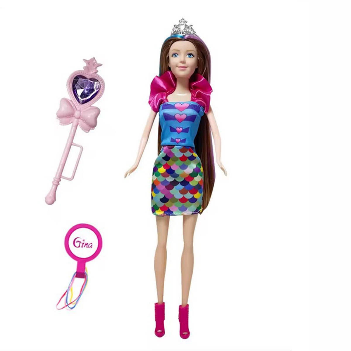 Woopie Ensemble De 4 Princesses Magiques - Coffret De Poupée 4-en-1 Avec Accessoires