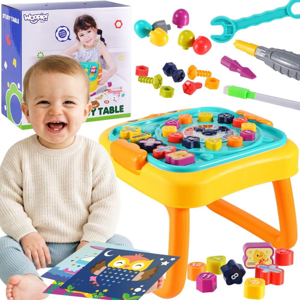 Woopie Interactive Educational Table Workshop und 3-in-1-Board
