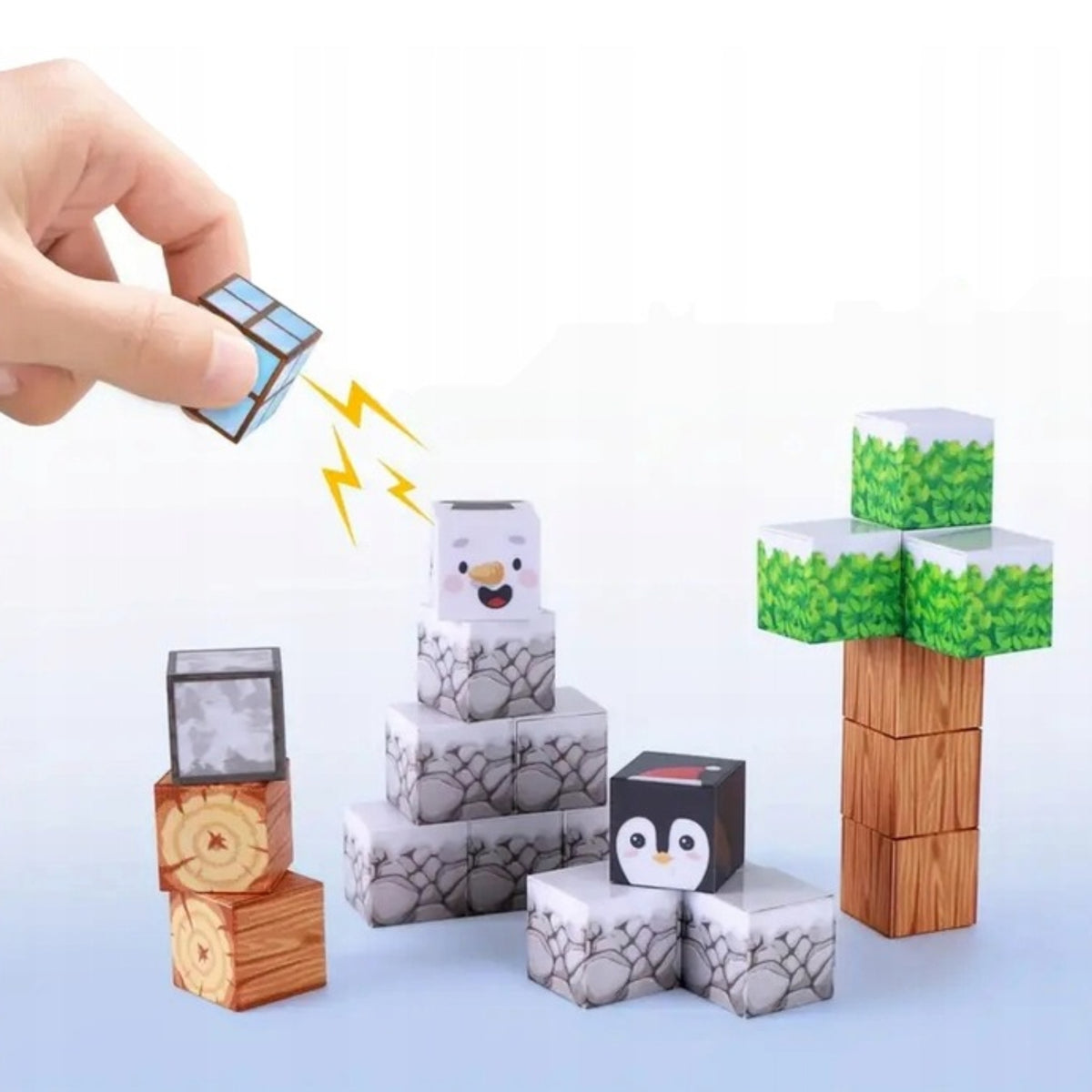Woopie Magnetic Construction Blocks Winter World Of Blocks