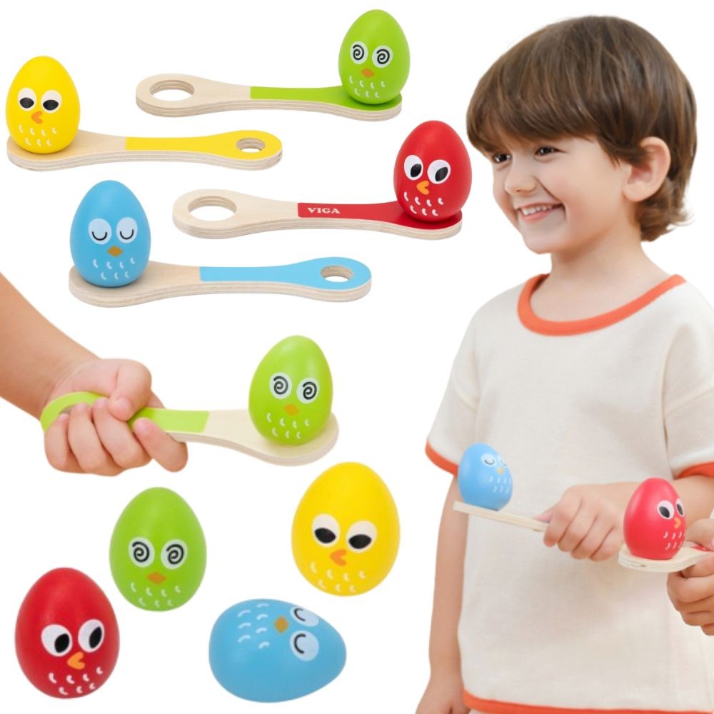 Viga Egg On A Spoon Run Para Niños