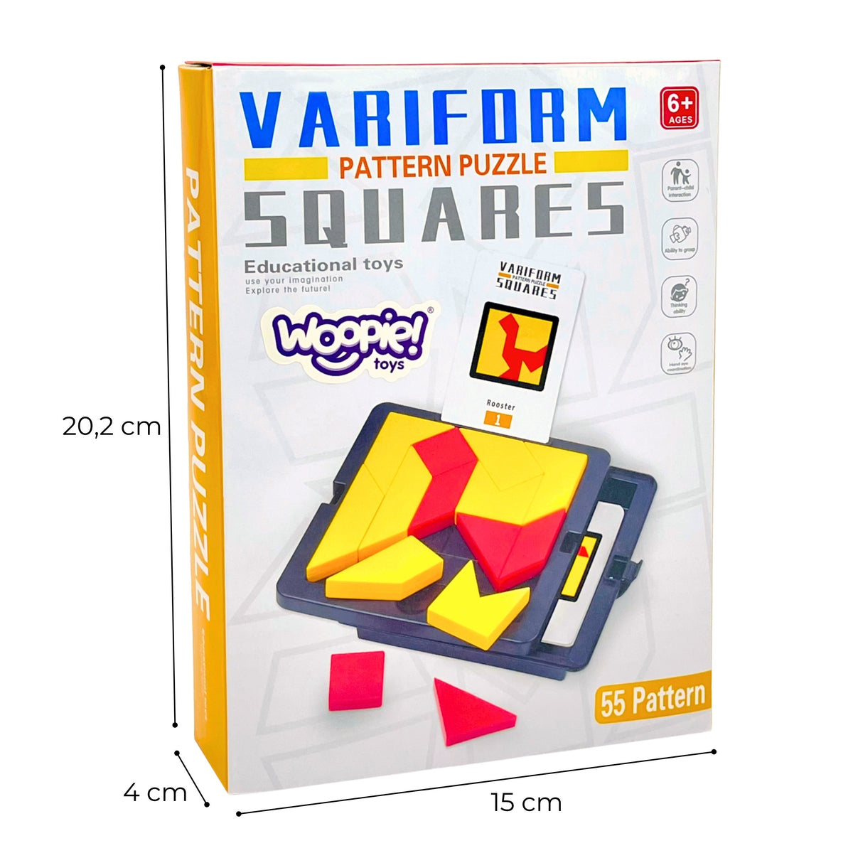 Woopie Iq Brain Training logikai játék Pocket Puzzle