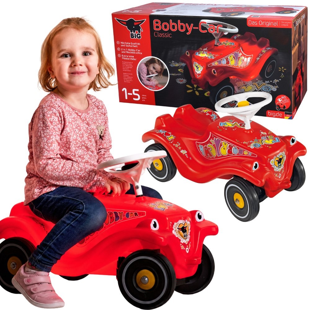 Big Bobby Car Classic Ride-on With Light-up Horn