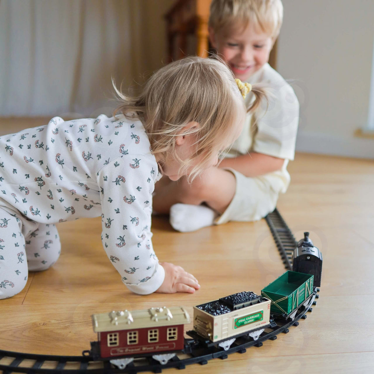 Woopie Classic Trenul cu abur Locomotiva Linie Xxl