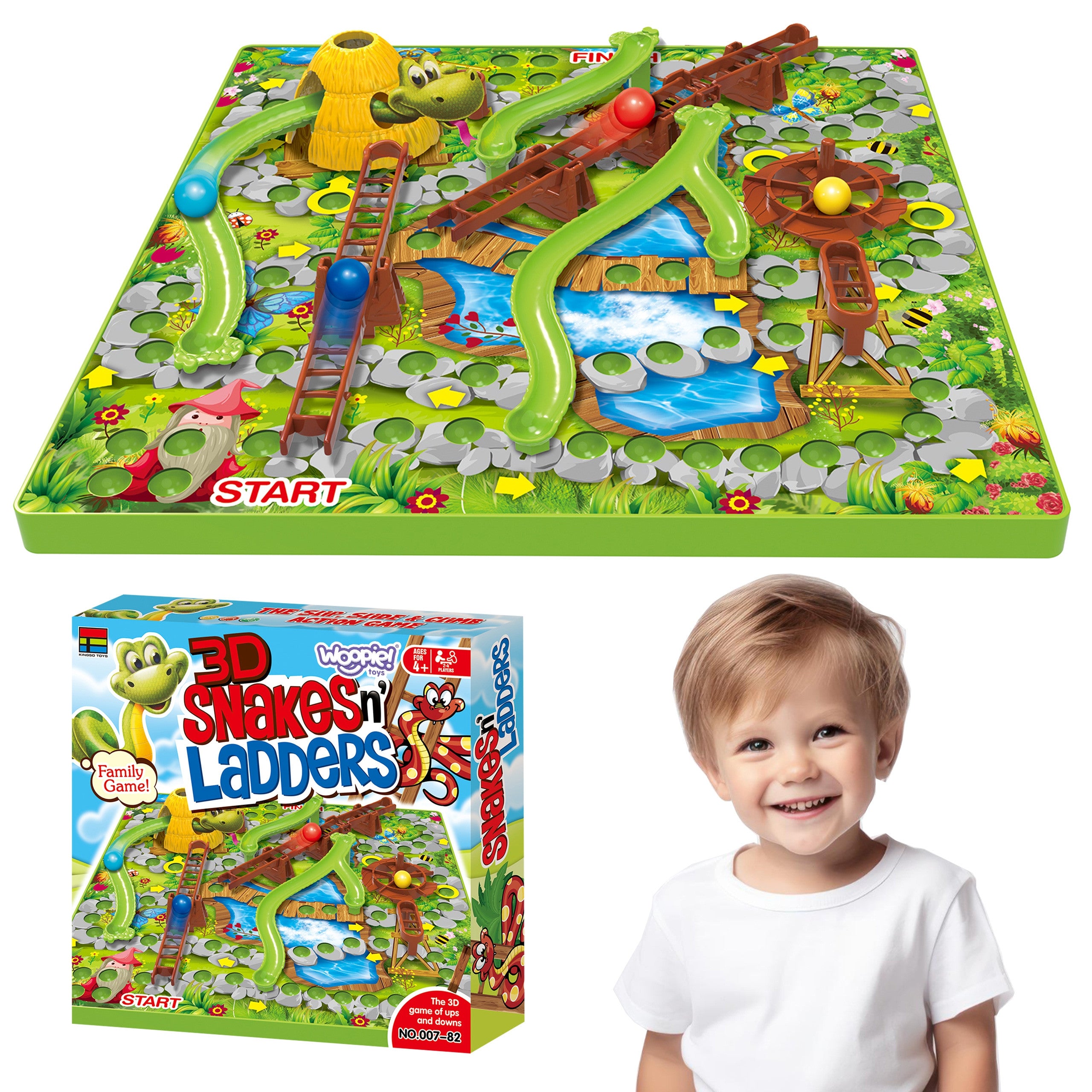 Woopie Échelles Et Serpents Jeu De Société 5+