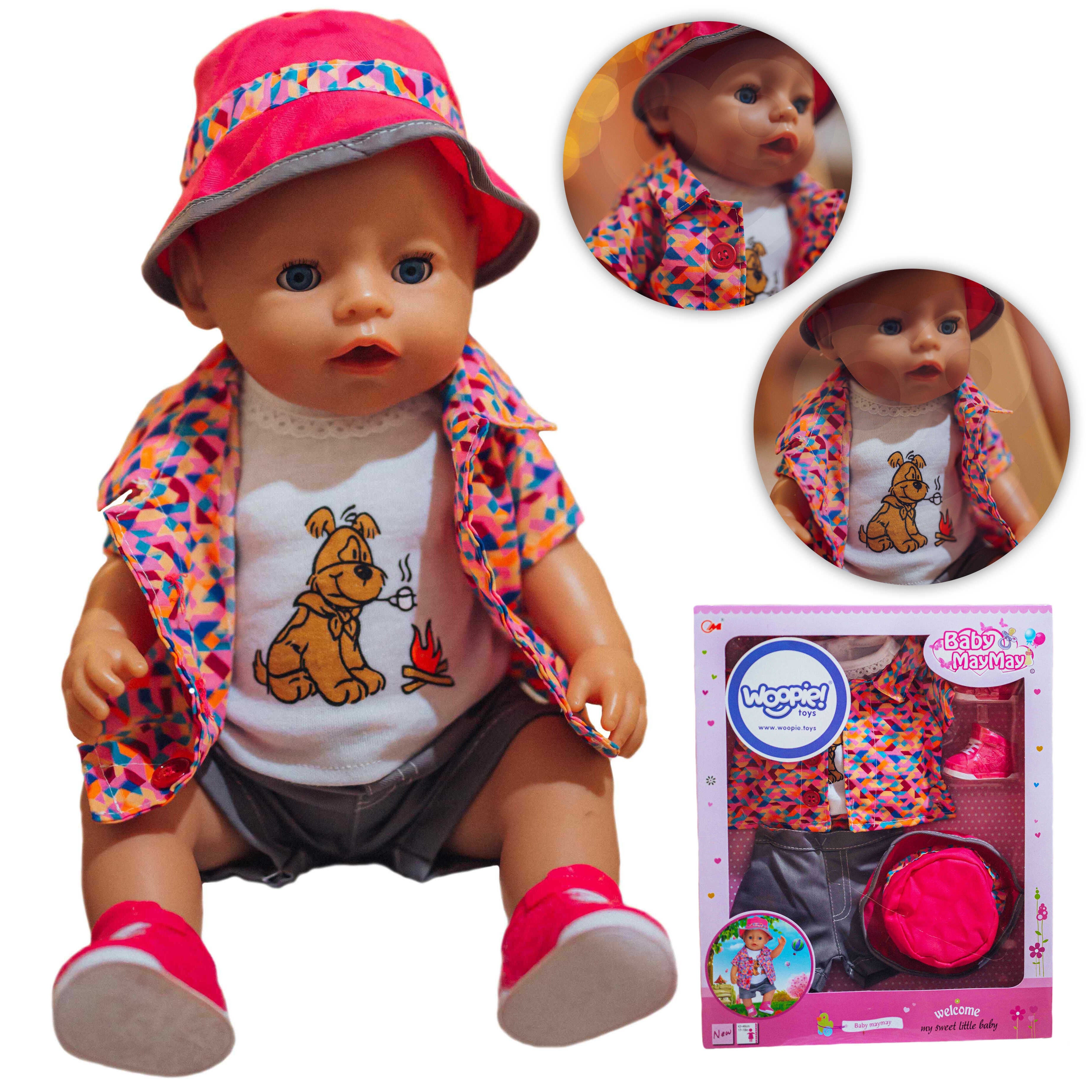 Woopie Royal Colorful Dog Doll Clothes Jacket Hat 43-46 Cm