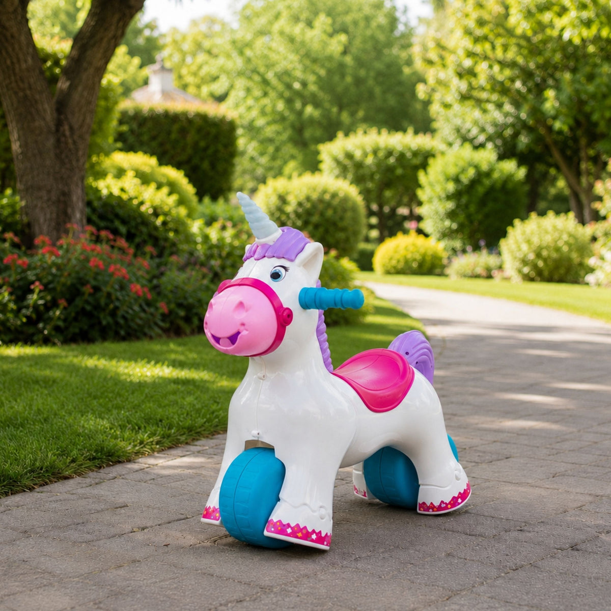 Feber Interactive Rocking Unicorn 2 en 1 - Correpasillos para correr