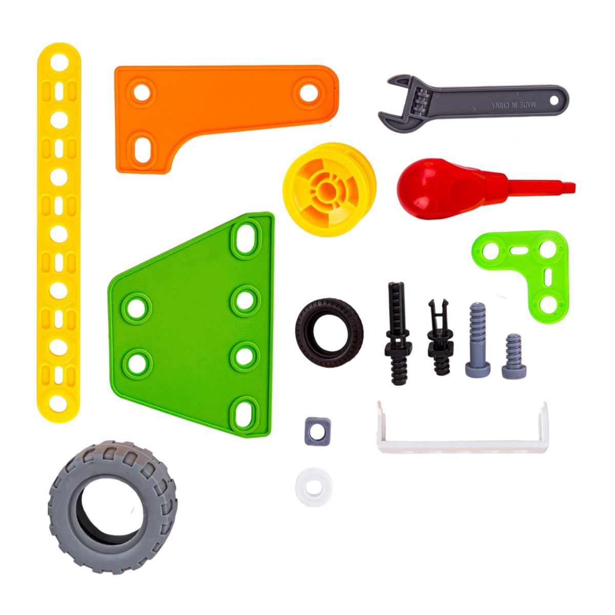 Woopie Construction Bricks Set Stem Vehicles 163 бр.