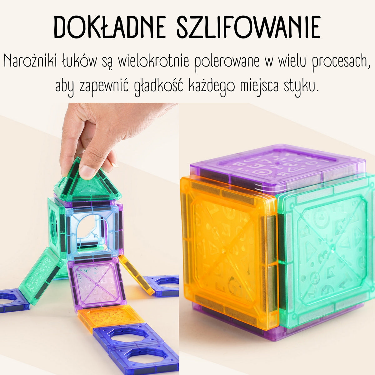 Woopie Blocchi di costruzione magnetici Set educativo 3D Veicoli del castello 110 pezzi.
