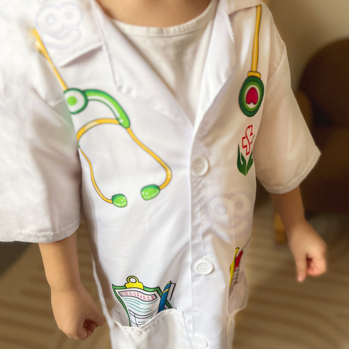 Woopie Doktorschürzenkostüm für Kinder bis ca. 120 cm