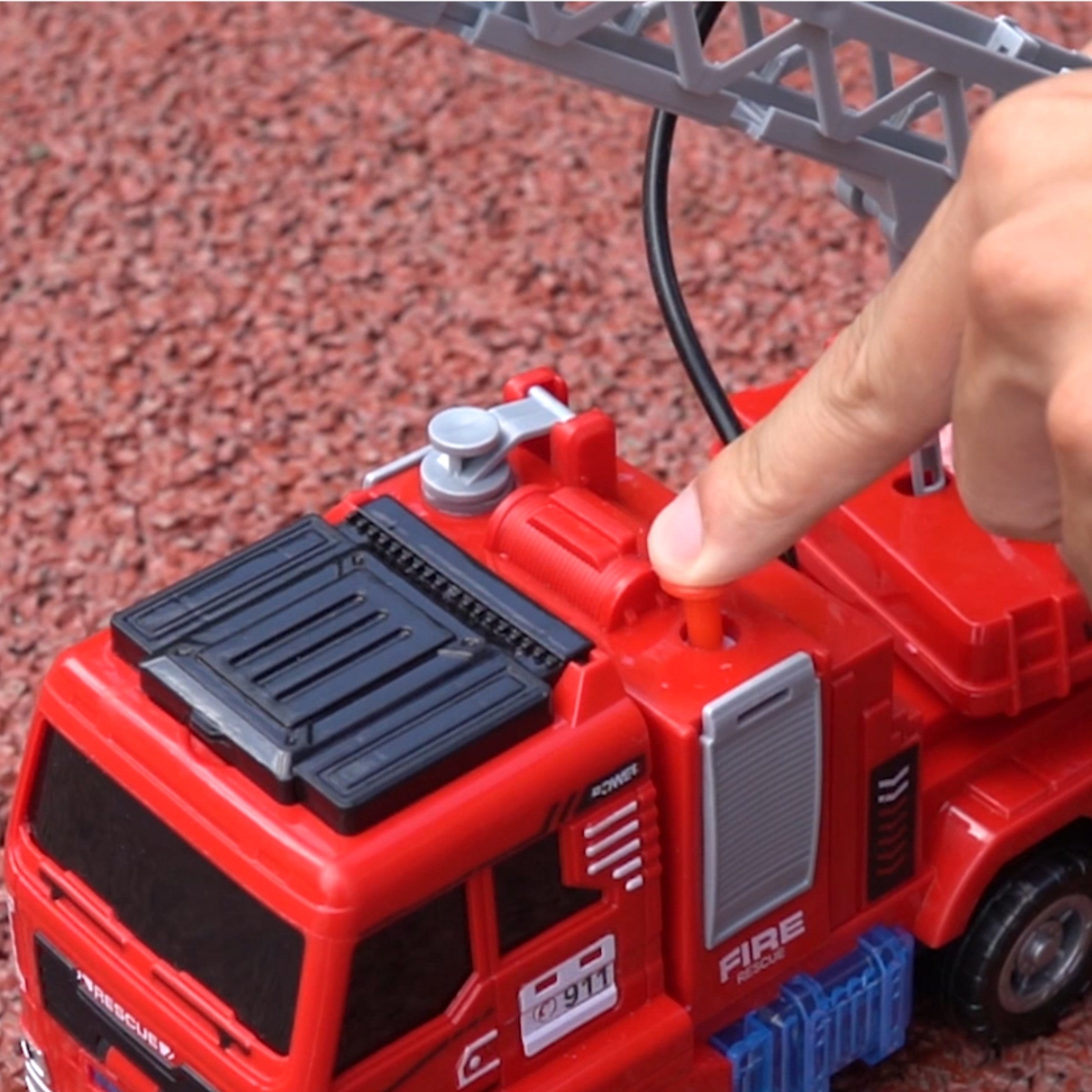 Woopie Interactive Fire Truck With Moving Ladder