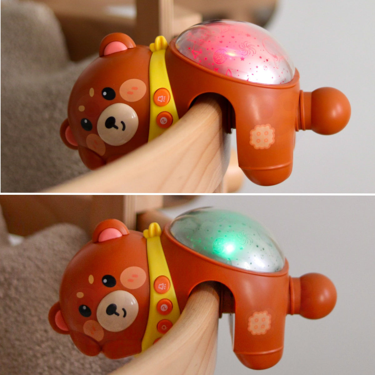Woopie Baby Star Projector Night Light For Children Teddy Bear