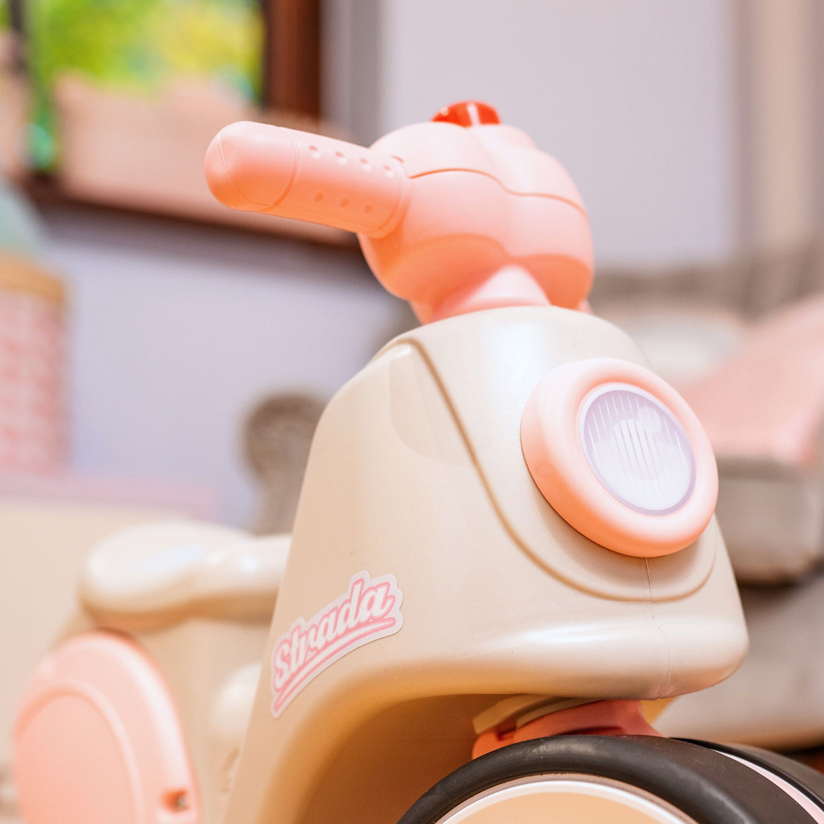 Falk Scooter Strada Porteur Rétro Pour Filles Pneus Silencieux À Partir De 1 An