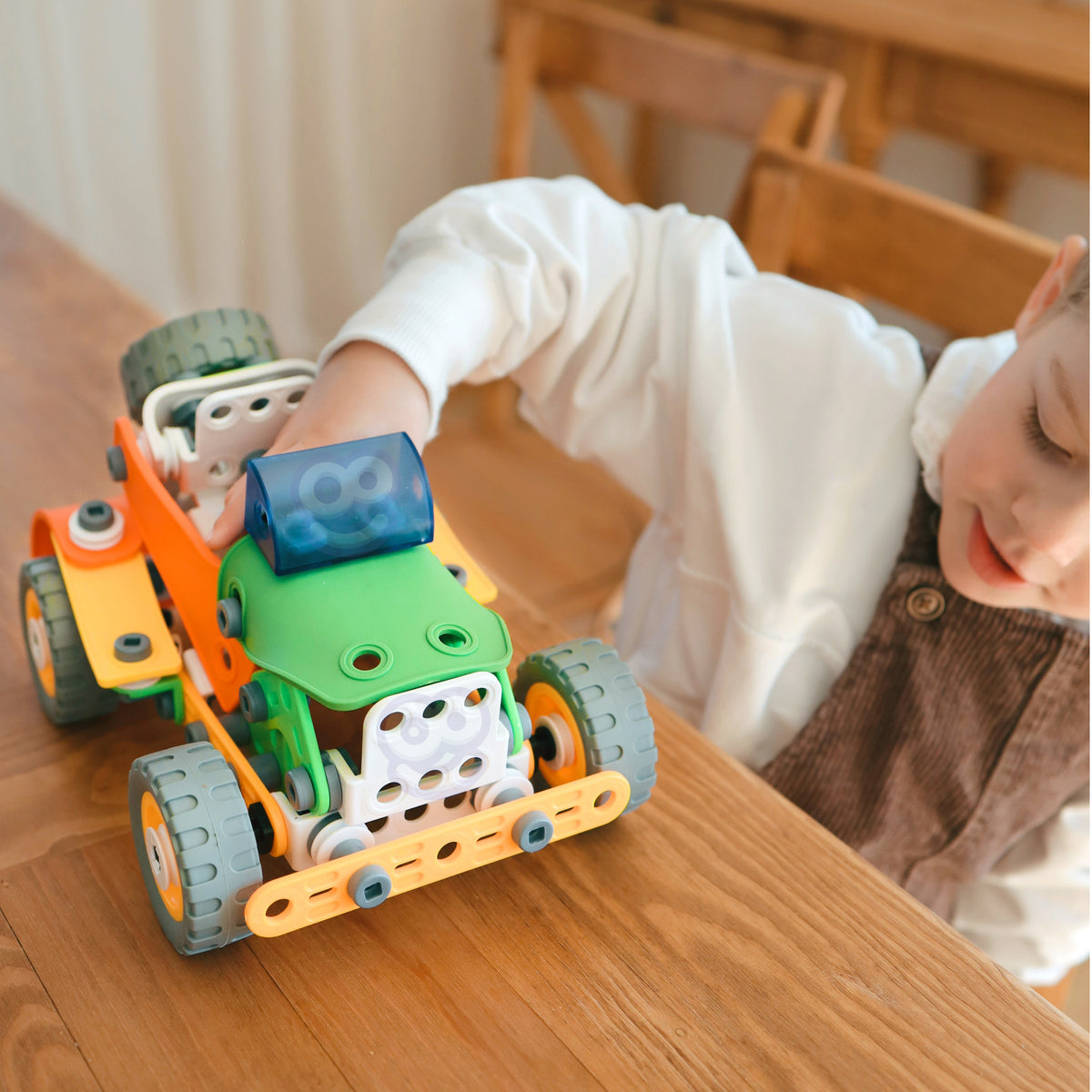 Woopie Construction Bricks Set Stem Vehicles 163 бр.