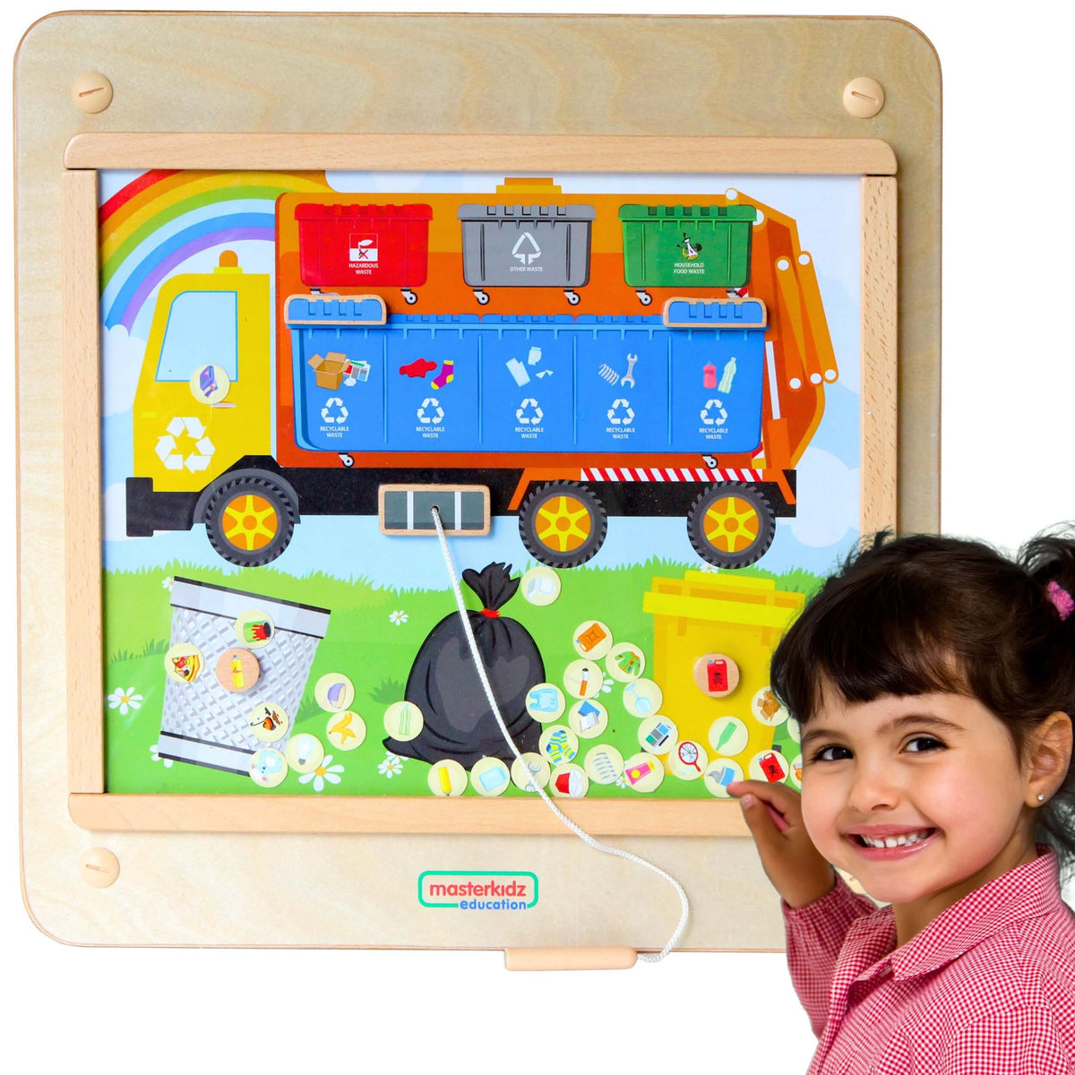 Vzdělávací rada Masterkidz Montessori třídění odpadu
