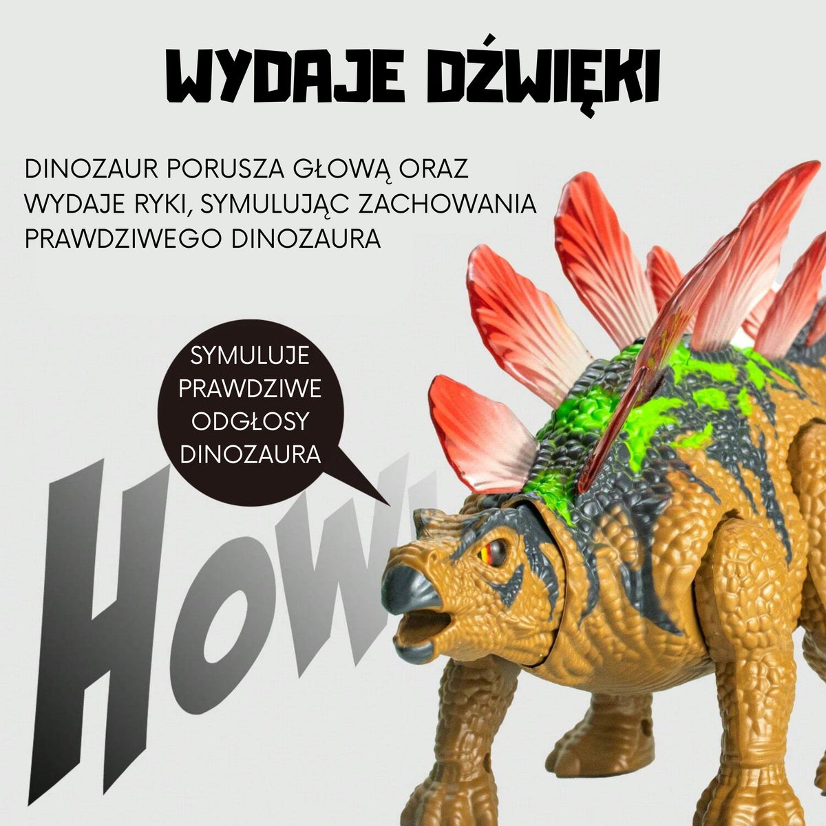 Woopie Dálkově ovládaný Rc Dinosauří Robot Stegosaurus