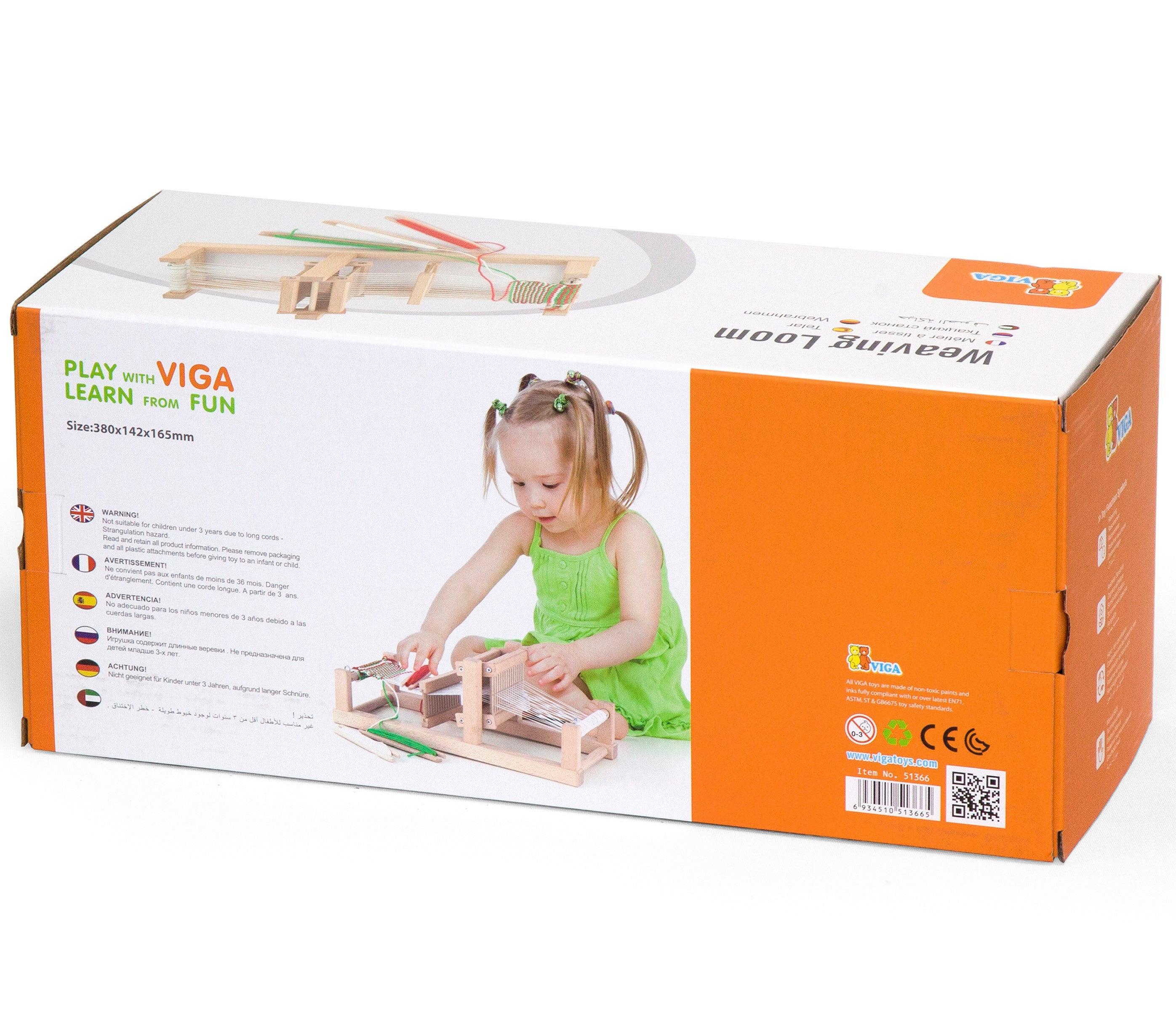 Viga Weaving Loom Wooden Weaving Workshop Fsc Certificate