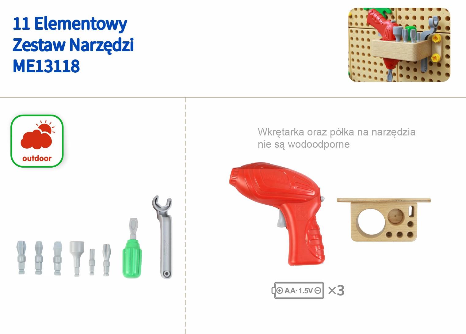 Kreatívna vzdelávacia doska Masterkidz voľne stojaca predstavca 125 x 86 + súprava príslušenstva