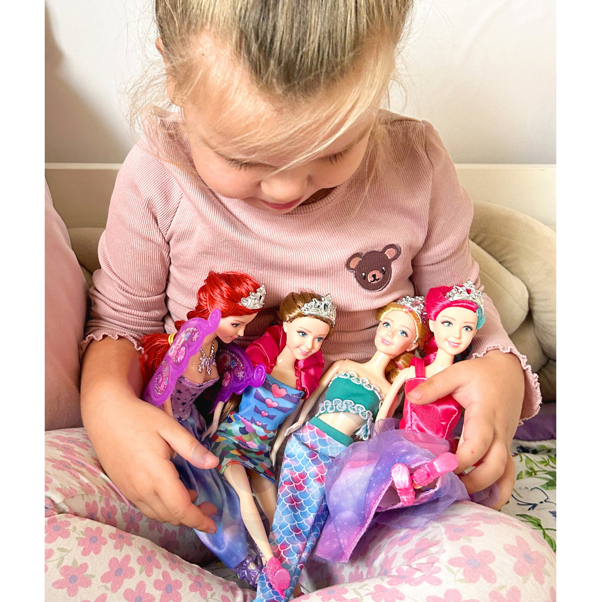 Woopie Ensemble De 4 Princesses Magiques - Coffret De Poupée 4-en-1 Avec Accessoires