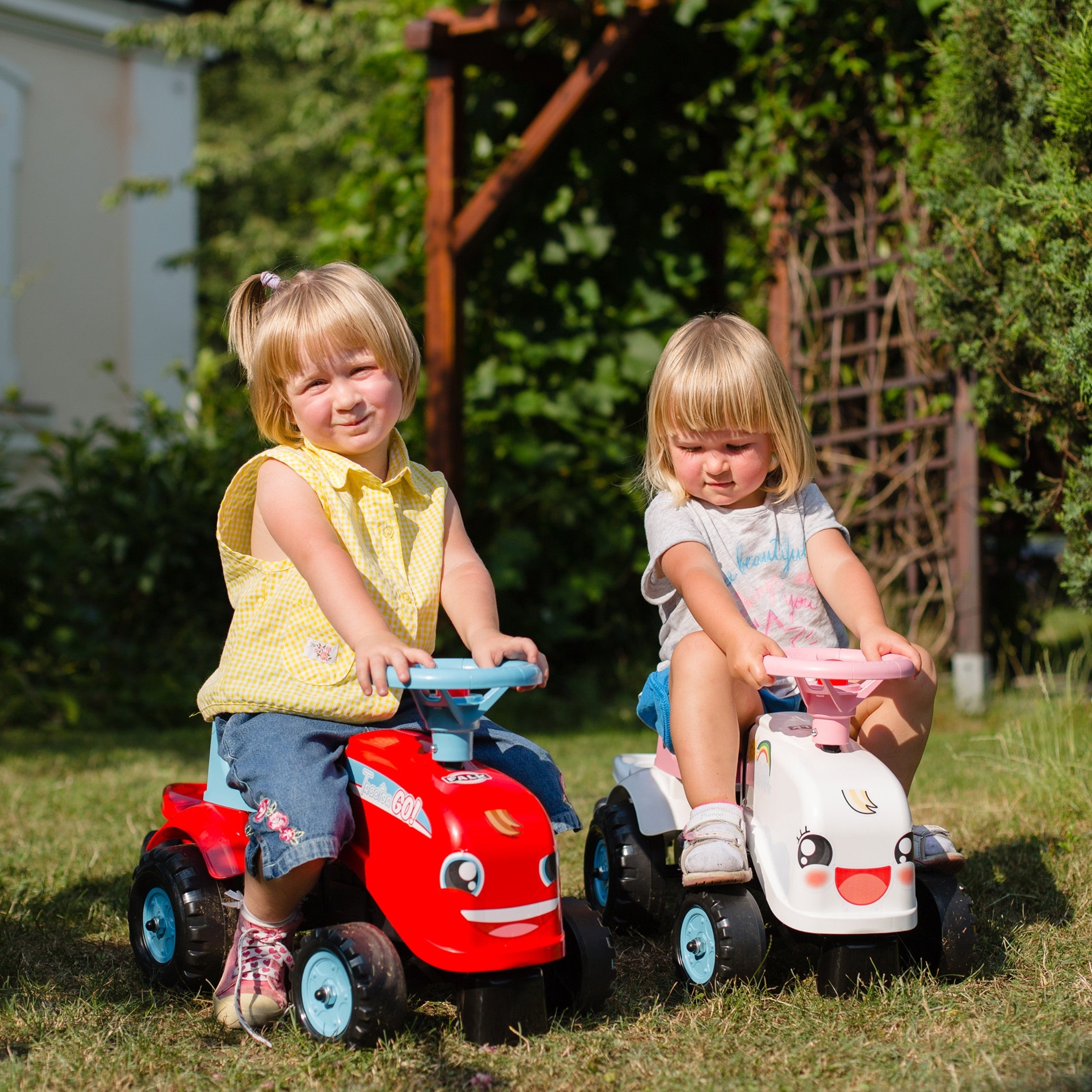 Falk Ride-on Tractor Go! С ремарке червено 1-3г