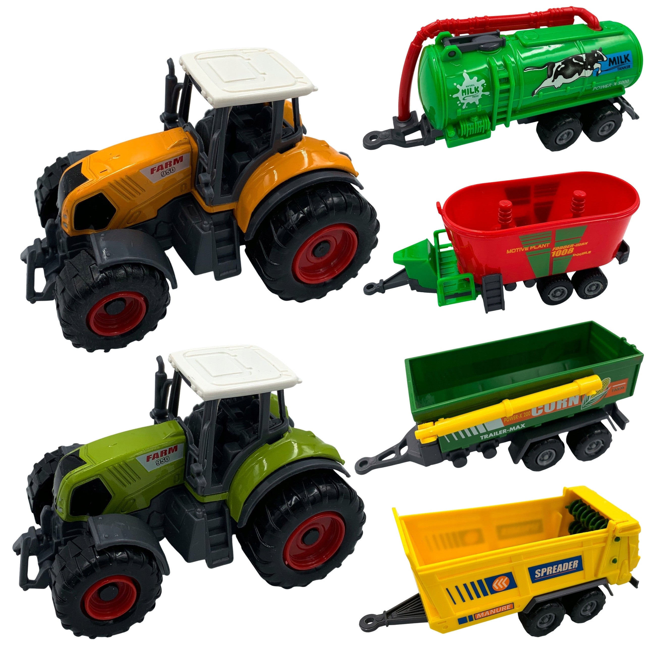 Woopie Mini Farmer Set trattori con rimorchio