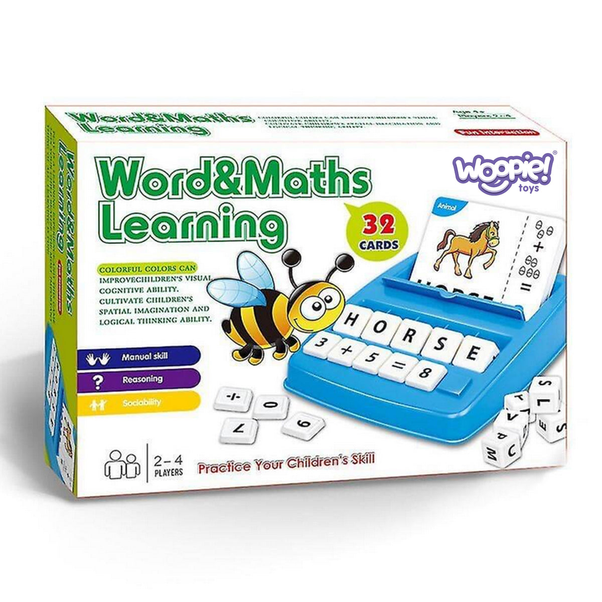 Woopie-Lernspiel zum Erlernen von Englisch und Mathematik