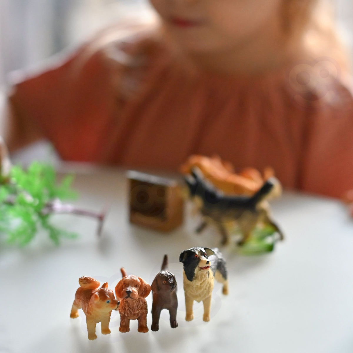 Conjunto Woopie de 16 figuras de cachorro