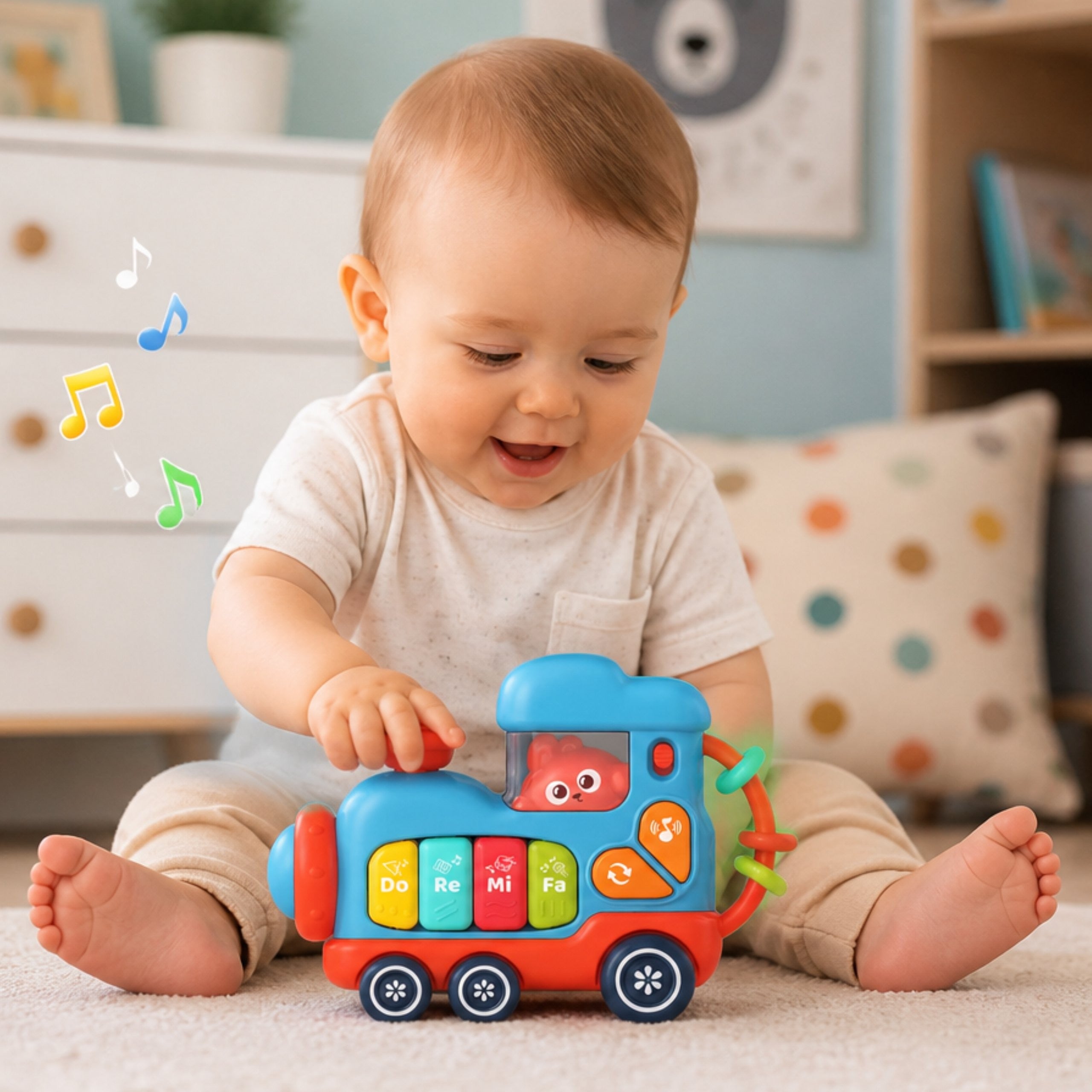 Woopie Baby Interactive Musical Piano Locomotive