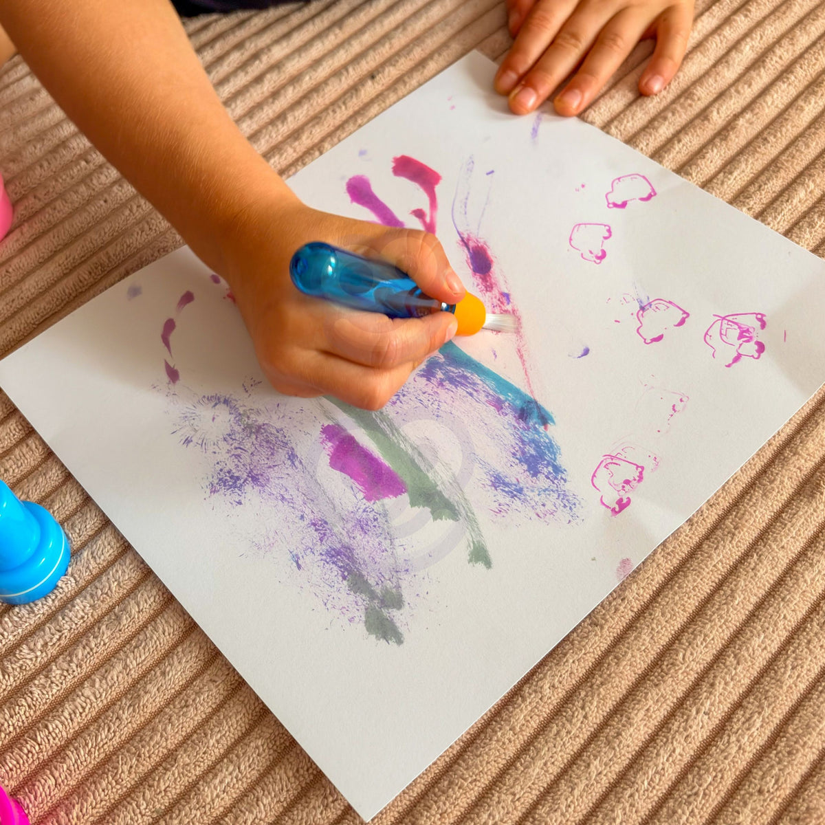 Творчески комплект Woopie Magic Brush за рисуване на печати за деца 3+