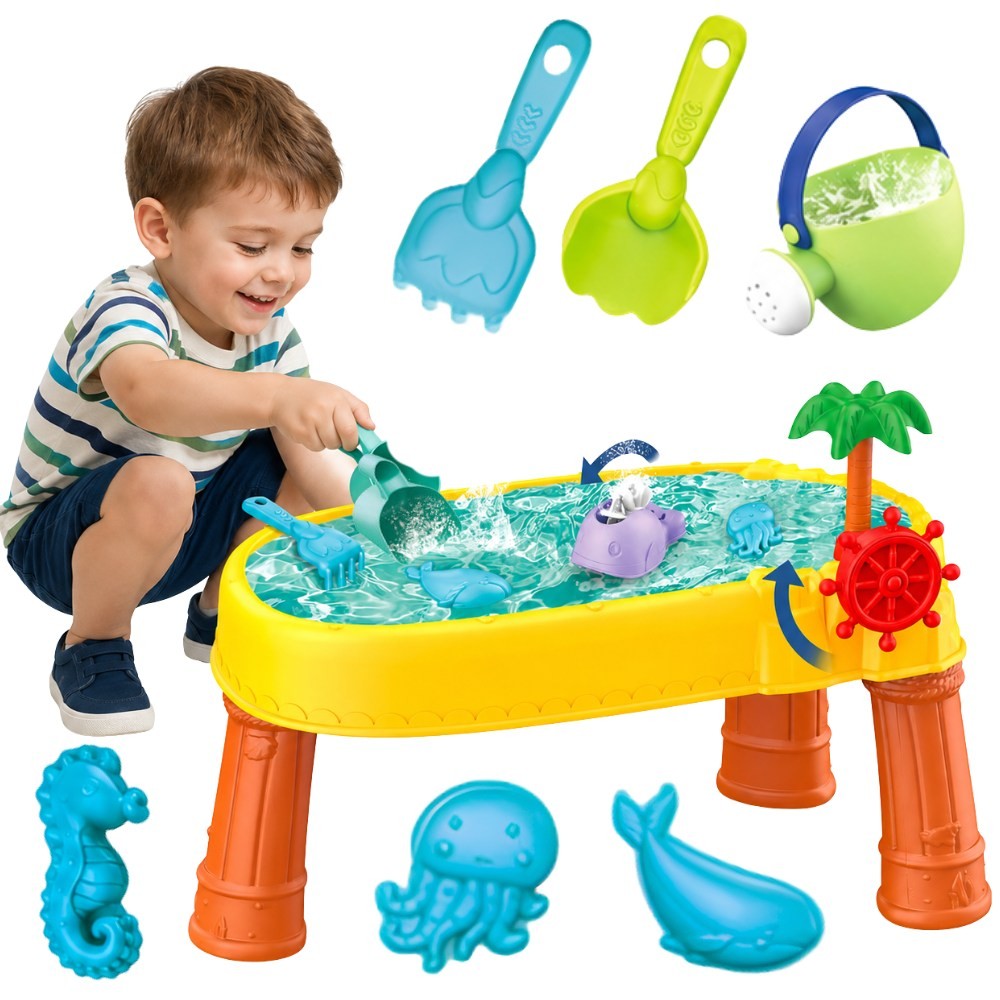 Woopie Water Table 2in1 Sandbox Пиратски кораб 8 Acc.