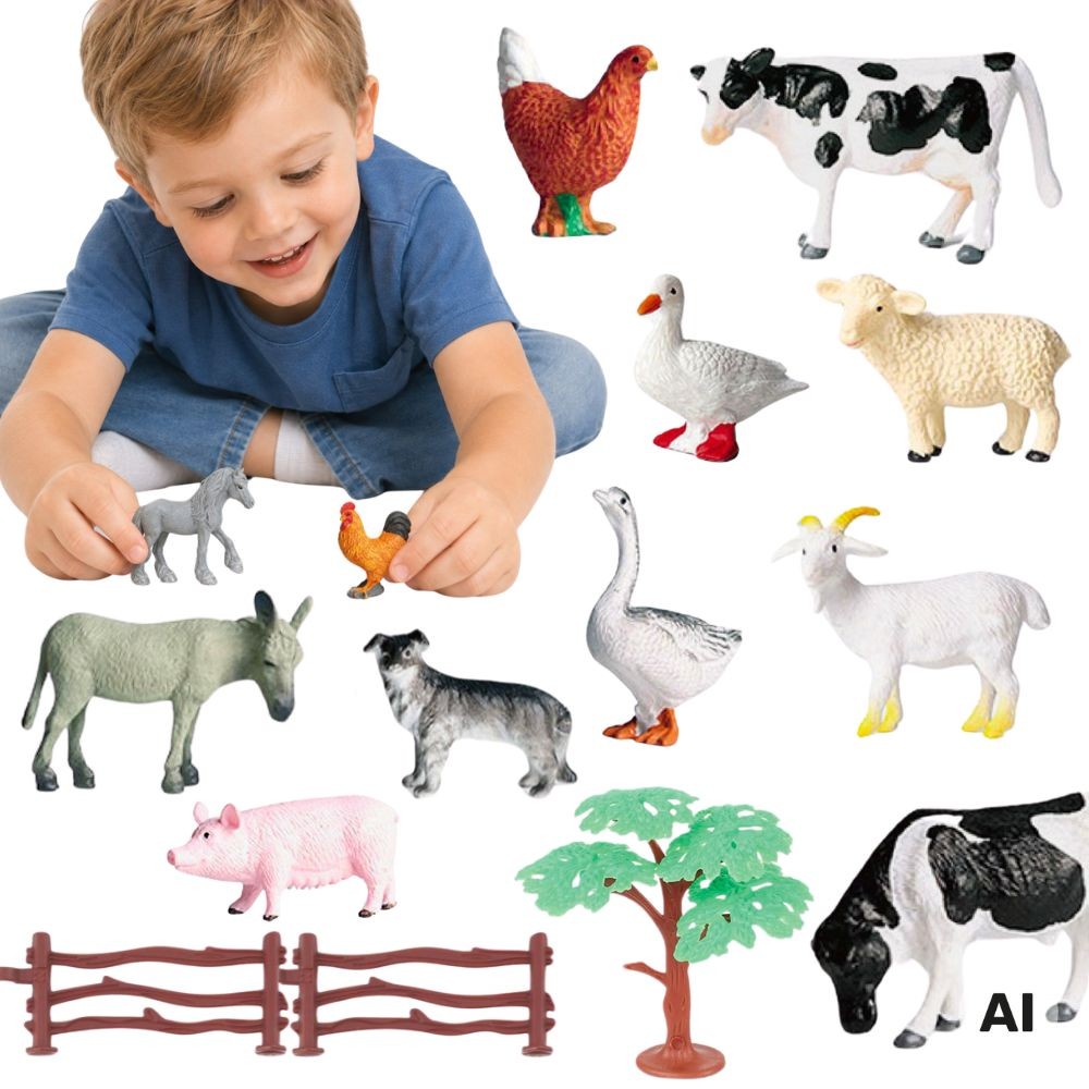 Set figurine Woopie Farm 14 buc.