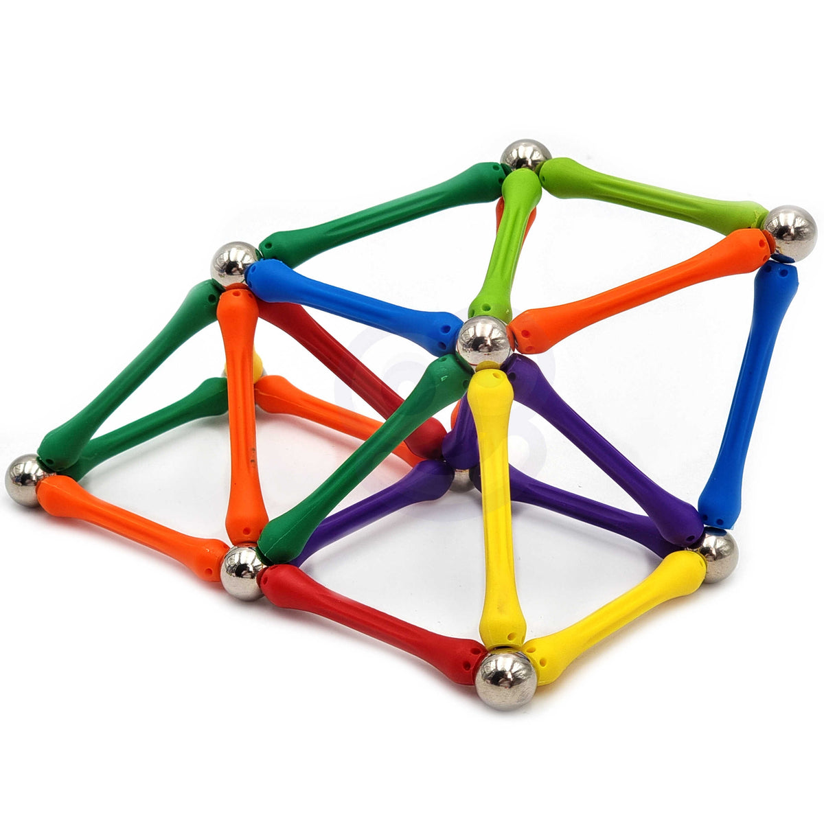 Blocuri de construcție magnetice Woopie Puzzle creativ 110 buc.