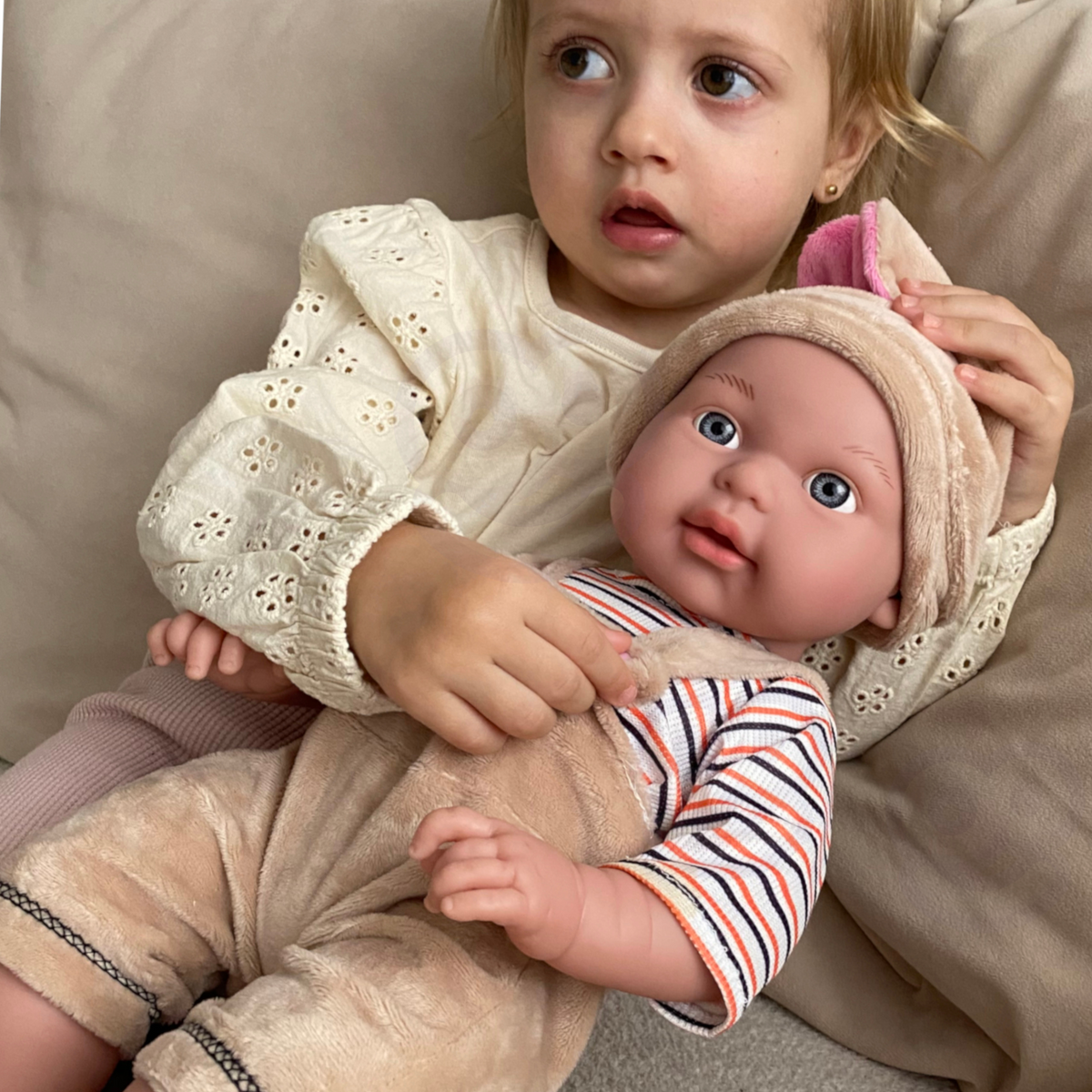 Woopie Royal Baby Doll v Bunny Outfit 46 cm