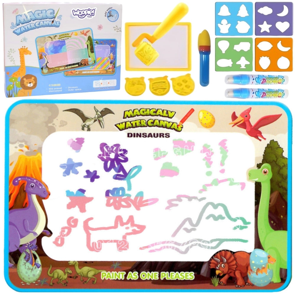 Woopie Magic Water Painting Mat Xxl Nummerstempels 100x80 Cm