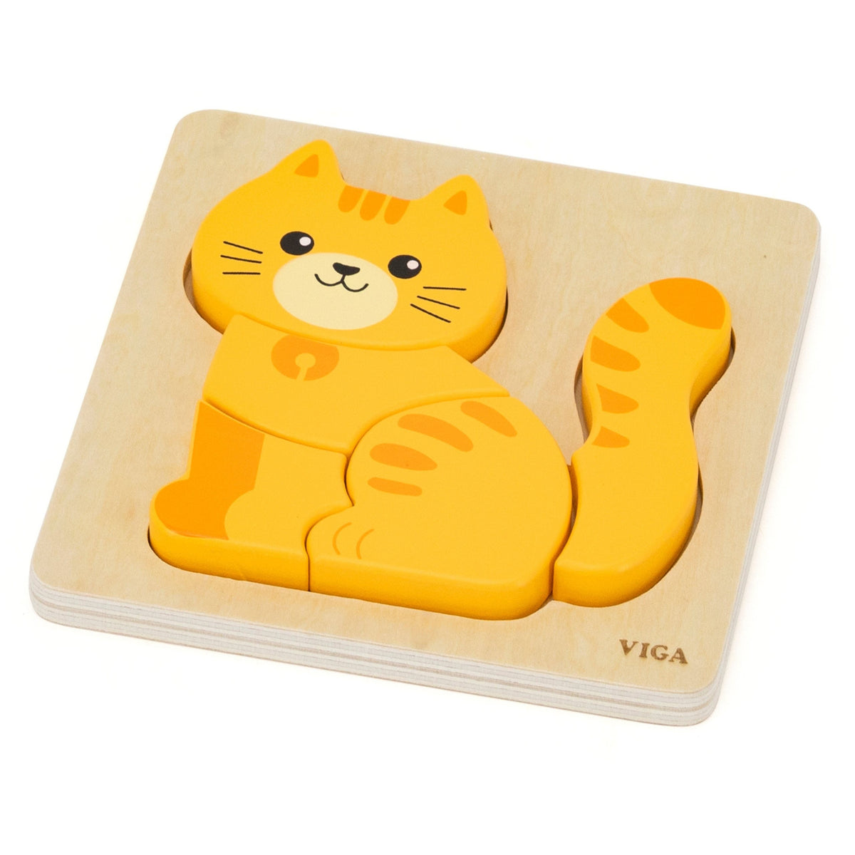 Viga Holzpuzzle – Ingwerkätzchen