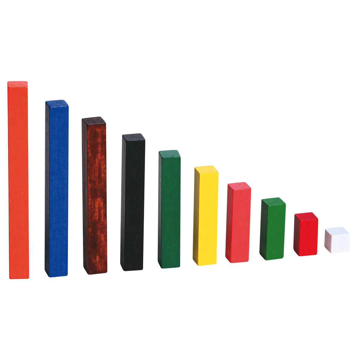 Varas Educacionais de Madeira Viga Blocos Matemáticos de Cuisenaire