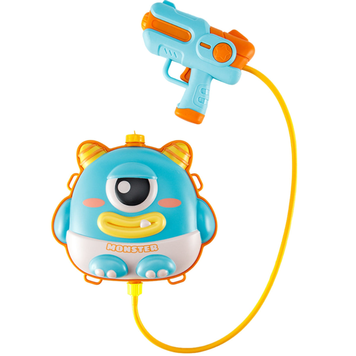 Woopie Wasserpistole mit Rucksack Ufo Monster – Fassungsvermögen 2,1 l