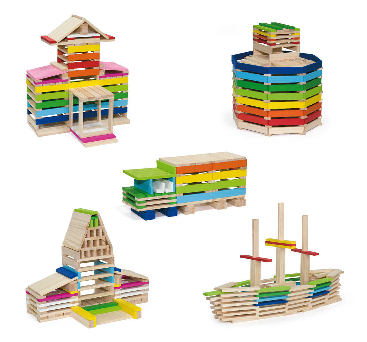 Viga Houten Bouwstenen Gebouwen