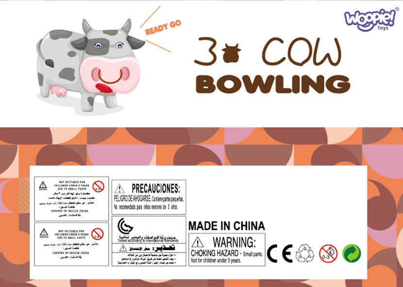 Woopie Bowling Pour Enfants Animaux Et Chiffres 8 Pcs.