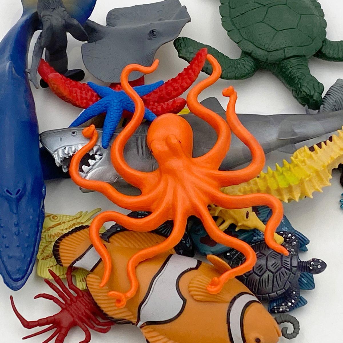 Woopie Set Med Havsdjur Figurer 33 St.